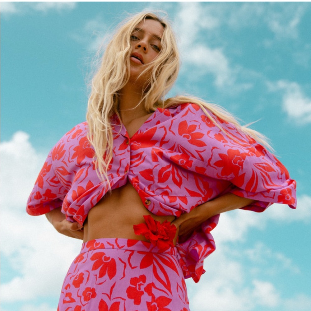 Billabong - All Good button down shirt - Oversized Button Down Blouse